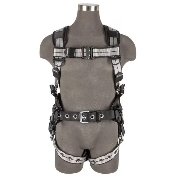 PRO+ Slate Construction Harness: Alu 3D, Alu QC Chest, TB Legs, XL, Safewaze, Mfr#: 020-1192